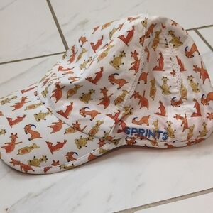 Sprints White Cap with Goat Yoga Print